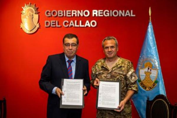 GOBIERNO REGIONAL DEL CALLAO Y FUERZA AEREA DEL PERÚ FIRMAN CONVENIO MARCO INTERINSTITUCIONALImagen del título: 
