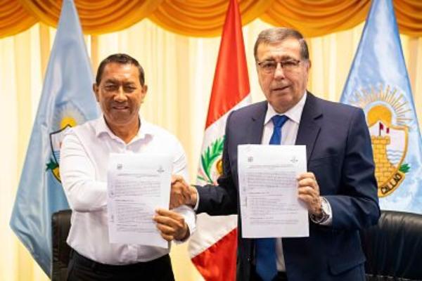 GOBIERNO REGIONAL Y MUNICIPALIDAD DEL CALLAO SE UNEN PARA TRABAJAR JUNTOSImagen del título: 