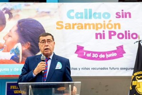 MÁS DE 130,000 NIÑOS DE LA REGIÓN CALLAO SERÁN VACUNADOS CONTRA EL SARAMPIÓN Y LA POLIOMIELITISImagen del título: 