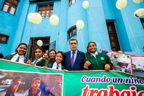 GOBIERNO REGIONAL DEL CALLAO REALIZA PASACALLE EN EL DÍA MUNDIAL CONTRA EL TRABAJO INFANTIL