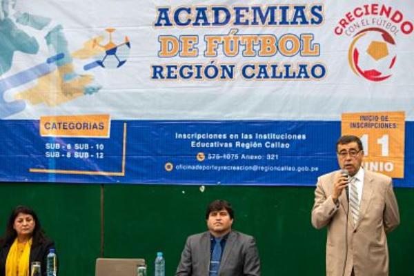 GOBIERNO REGIONAL DEL CALLAO INAUGURA PROGRAMA DE MASIFICACIÓN DEPORTIVA DE FÚTBOL