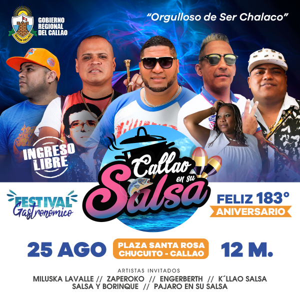 FESTIVAL GASTRONÓMICO «CALLAO EN SU SALSA»Imagen del título: 