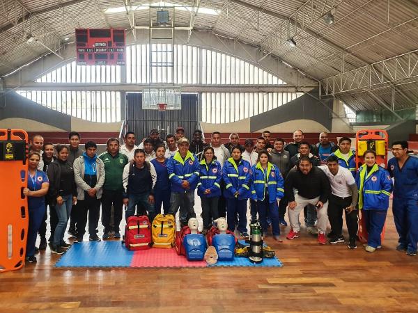 GOBIERNO REGIONAL DEL CALLAO CAPACITA EN PRIMEROS AUXILIOS A TÉCNICOS DE LAS ACADEMIAS DE FÚTBOL DE LA ACTIVIDAD DE MASIFICACIÓN DEPORTIVAImagen del título: 