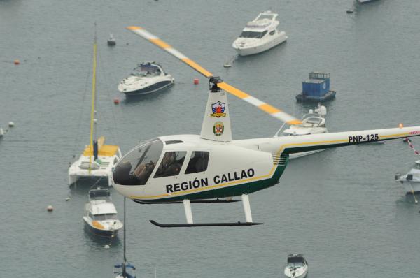 HELICÓPTEROS DE LA REGIÓN CALLAO INICIAN BÚSQUEDA DE PESCADORES DESAPARECIDOSImagen del título: 