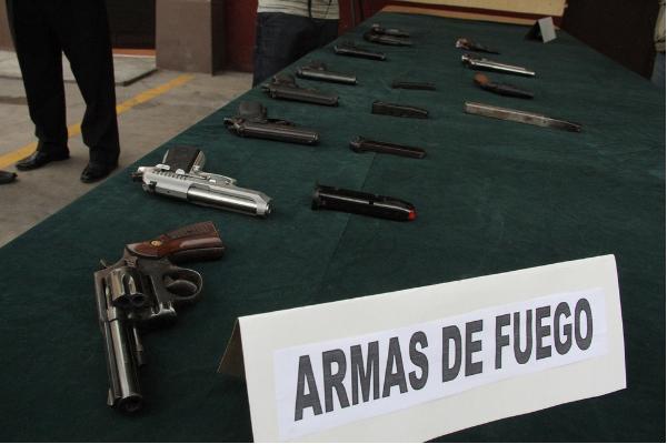 PISTOLAS Y REVÓLVERES FUERON CONFISCADOS DURANTE DIFERENTES OPERATIVOS EN ENEROImagen del título: 