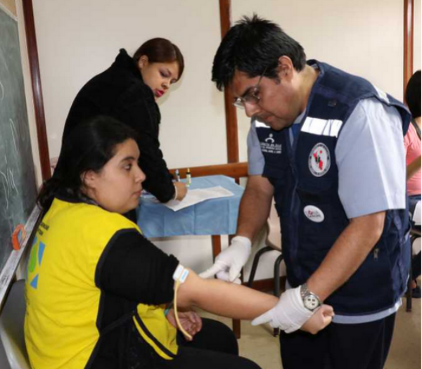 HOSPITALES DE LA REGIÓN CALLAO SE BENEFICIAN CON CAMPAÑA DE DONACIÓN DE SANGRE REALIZADA POR MORMONESImagen del título: 