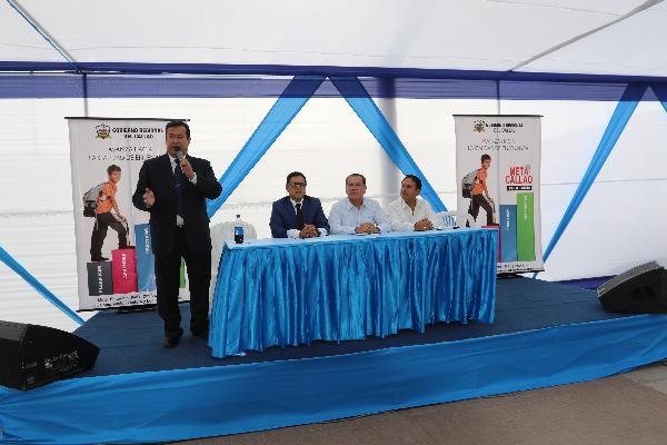 EL CALLAO SE PREPARA PARA CONVERTIRSE EN LA PRIMERA REGIÓN EDUCATIVA DEL PAÍS