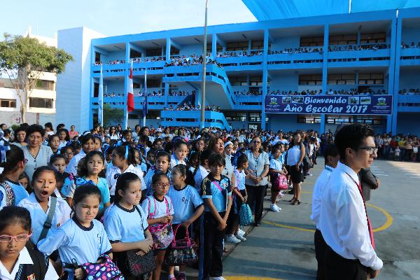 MÁS DE 150 MIL ALUMNOS INICIAN EL AÑO ESCOLAR EN LA REGIÓN CALLAO